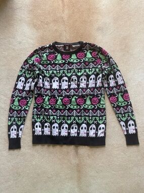 Ugly Halloween Ghost Sweater
